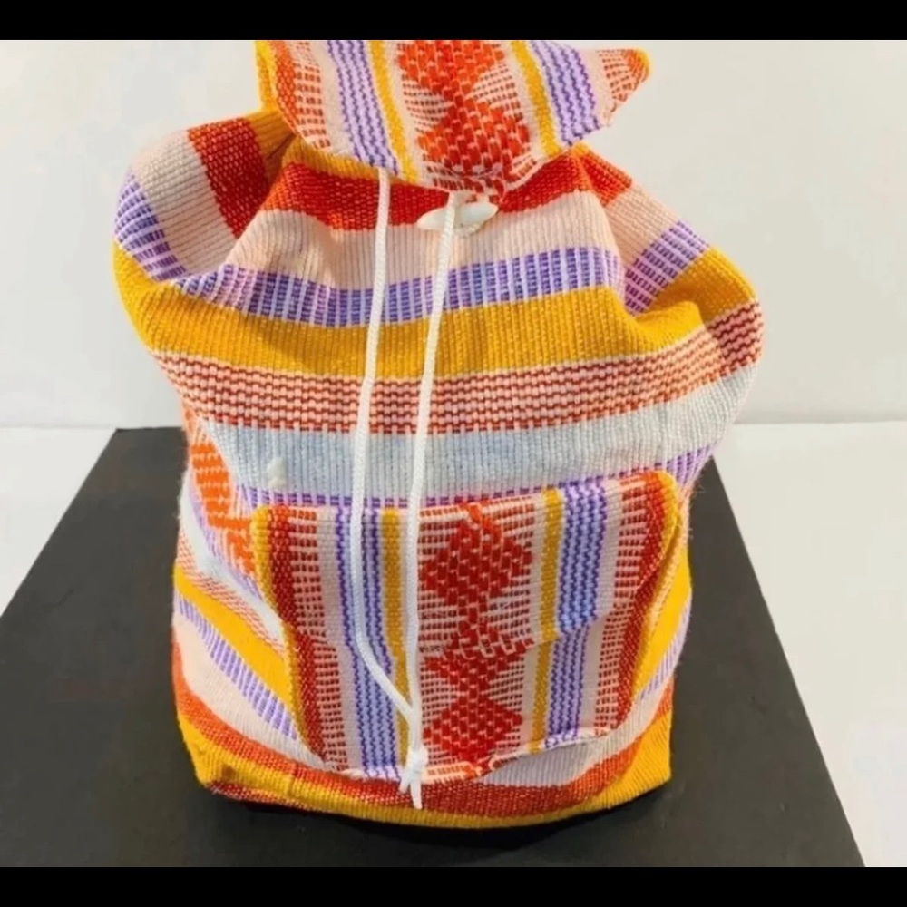 Ethnic style backpack bag